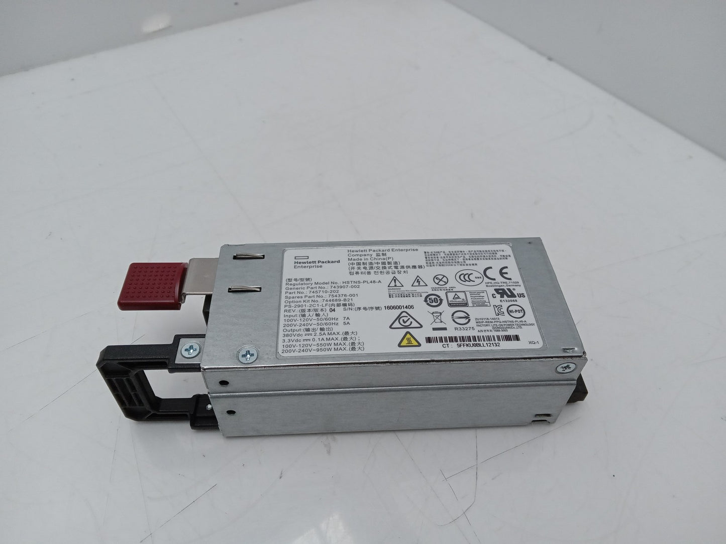 HP DL60 DL120 DL180 G9 950W Server Power Supply Unit 743907-002 754376-001