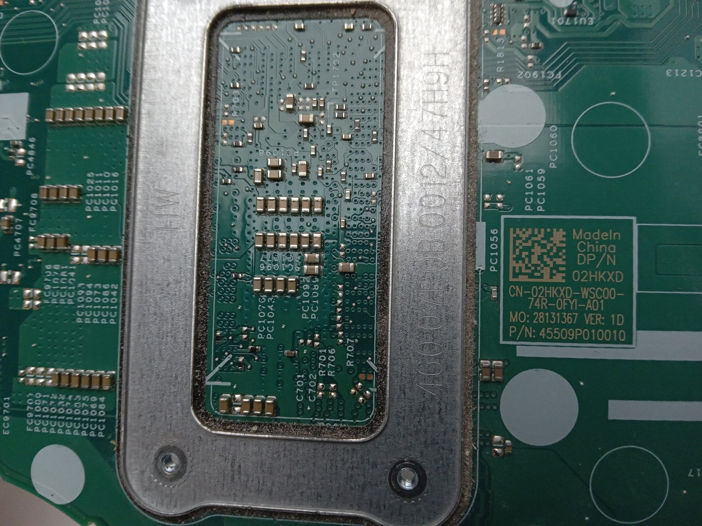 Dell Vostro 15 3568 DDR4 Laptop Motherboard With i5-7200U 2.50 GHz CPU 02HKXD