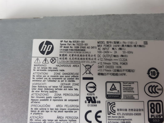 HP 800 G2 AIO 130W Power Supply Unit 905301-001 792225-001 PA-1161-2