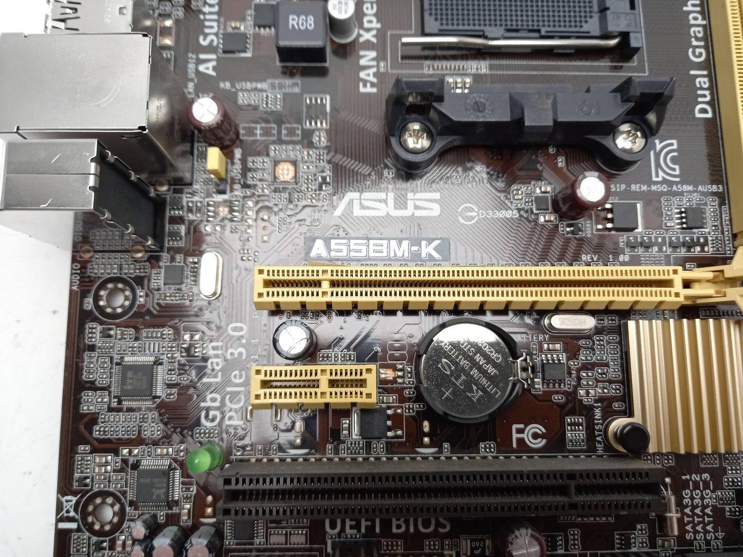 ASUS A55BM-K Socket FM2b DDR3 PCIe Motherboard With I/O Shield