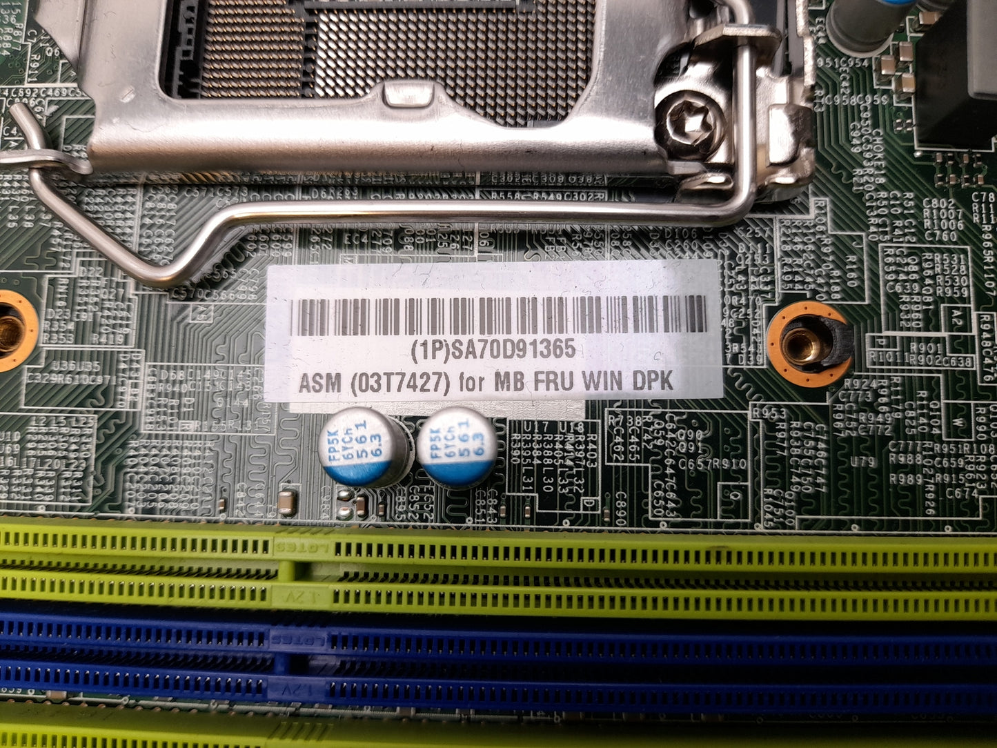 Lenovo ThinkCentre M800 DDR4 LGA 1151 Motherboard With I/O Shield 03T7427