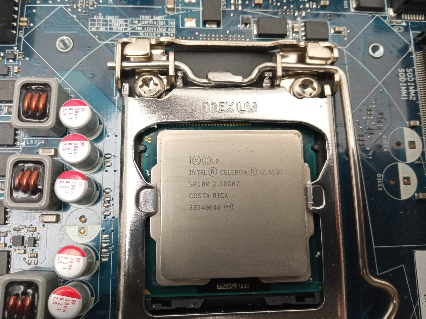 Intel DH61AG DDR3 NanoITX Motherboard With Celeron G1610T 2.30 GHz CPU