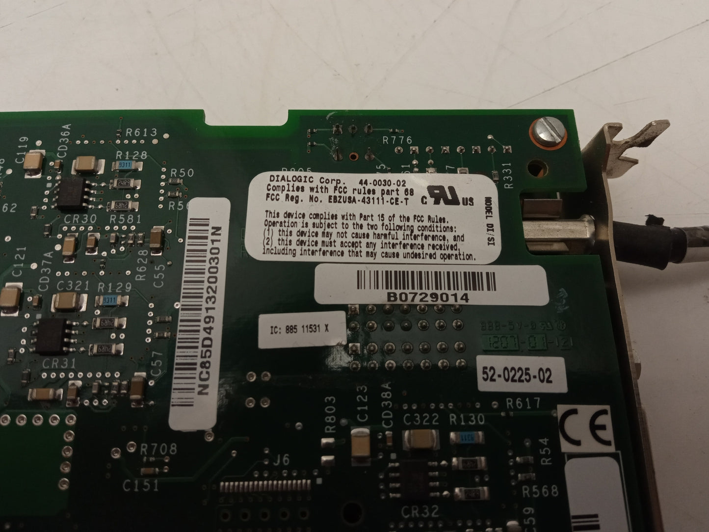 DIALOGIC 44-0030-02 DI/SI Channel Interface Board
