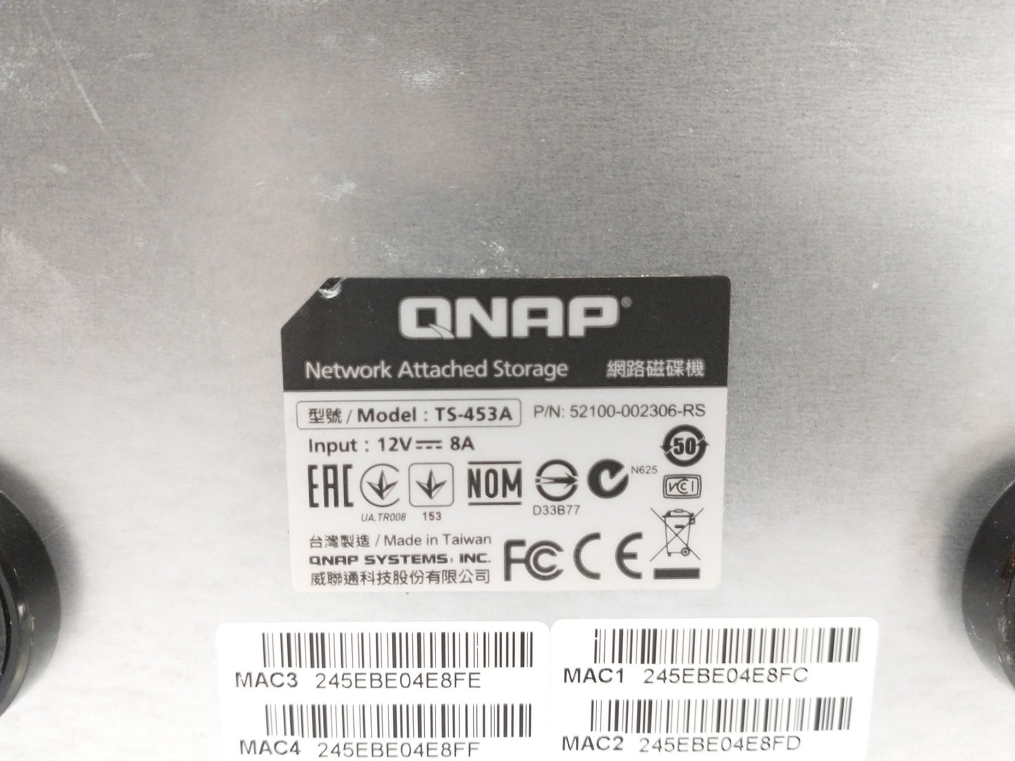 QNAP TS-453A 4-Bay Network Attached Storage NAS - Spares Or Repair - No Boot