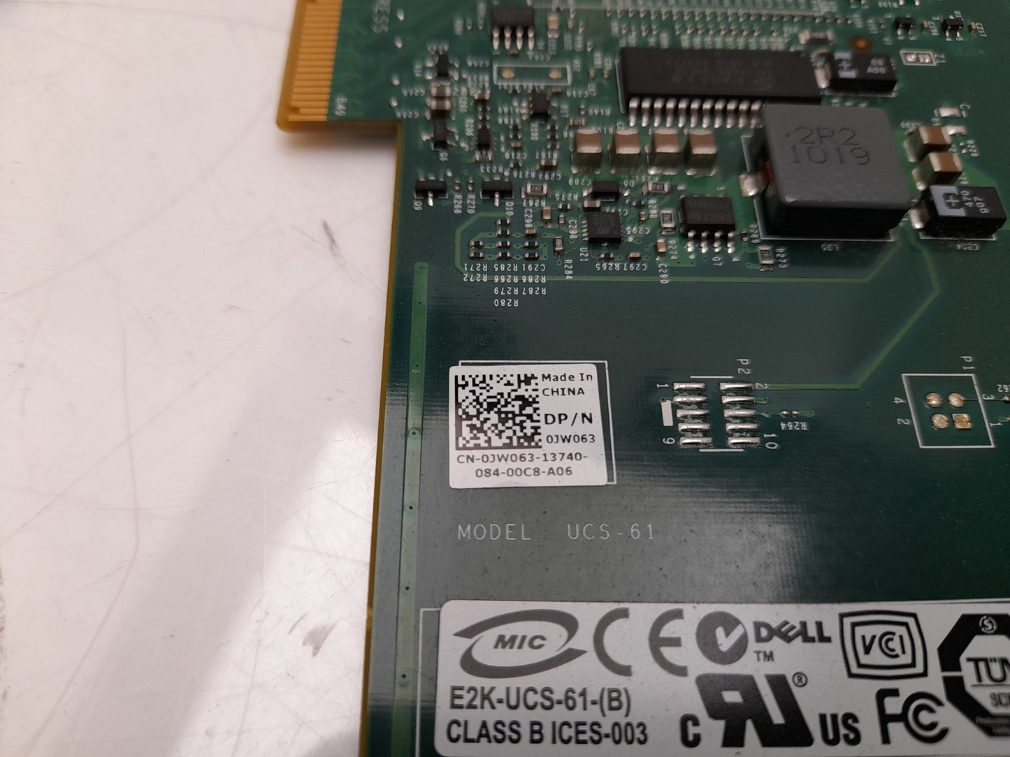 Dell PowerEdge R200 R300 6/iR SAS Adapter Card with Cables 0JW063 JW063