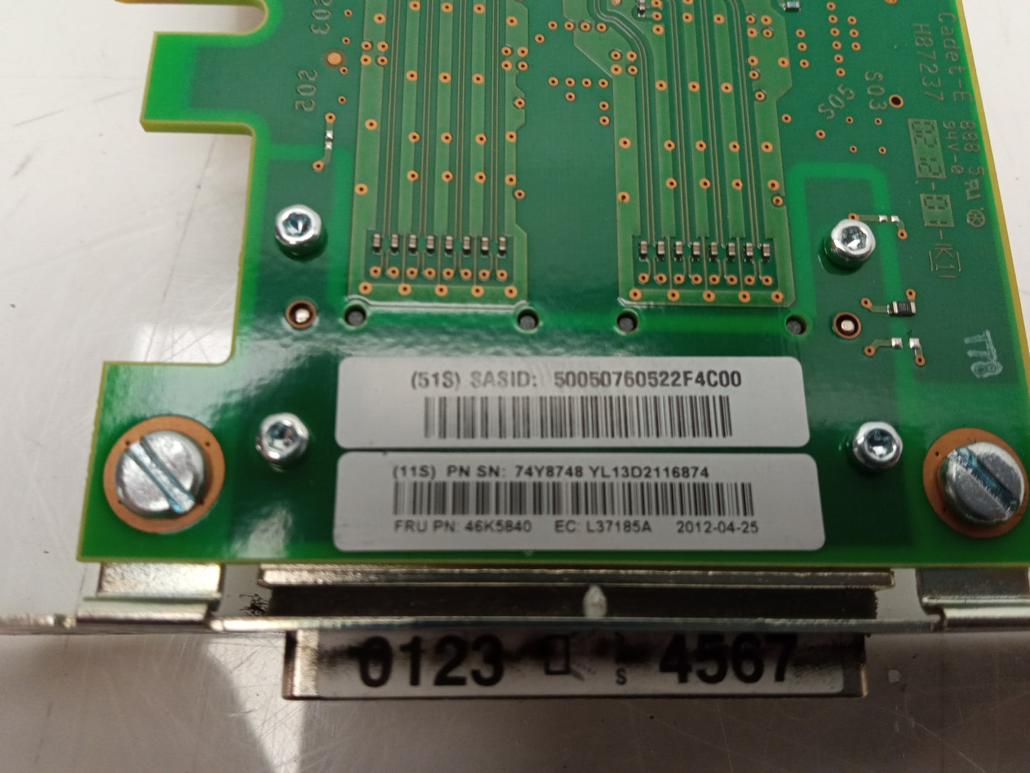 IBM Dual Port 3 Gbps SAS PCIe x4 Adapter Controller Card 46K5840 74Y8748