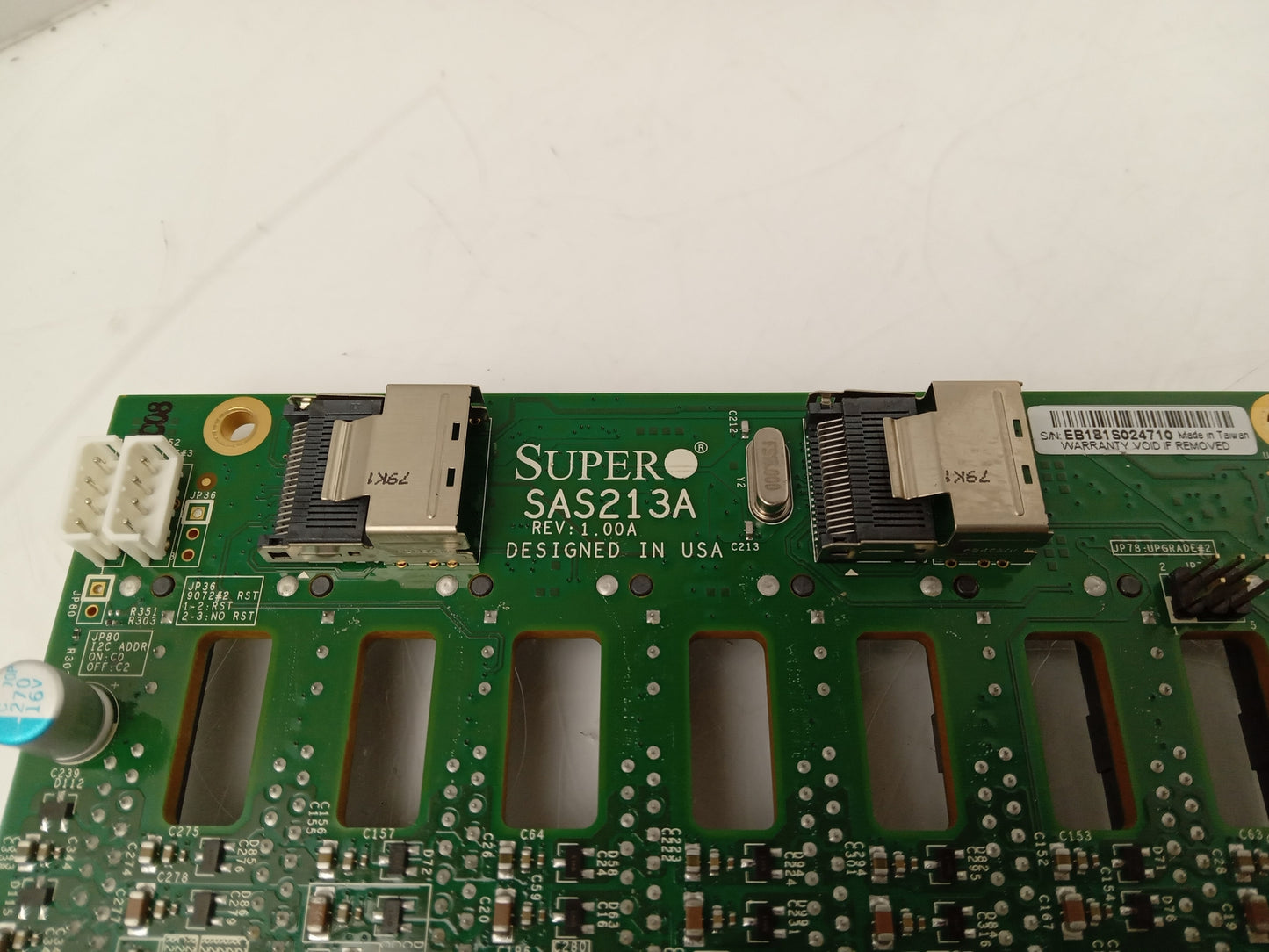 SuperMicro SAS213A 2U 16-Bay 2.5 Inch SAS SATA HDD Backplane