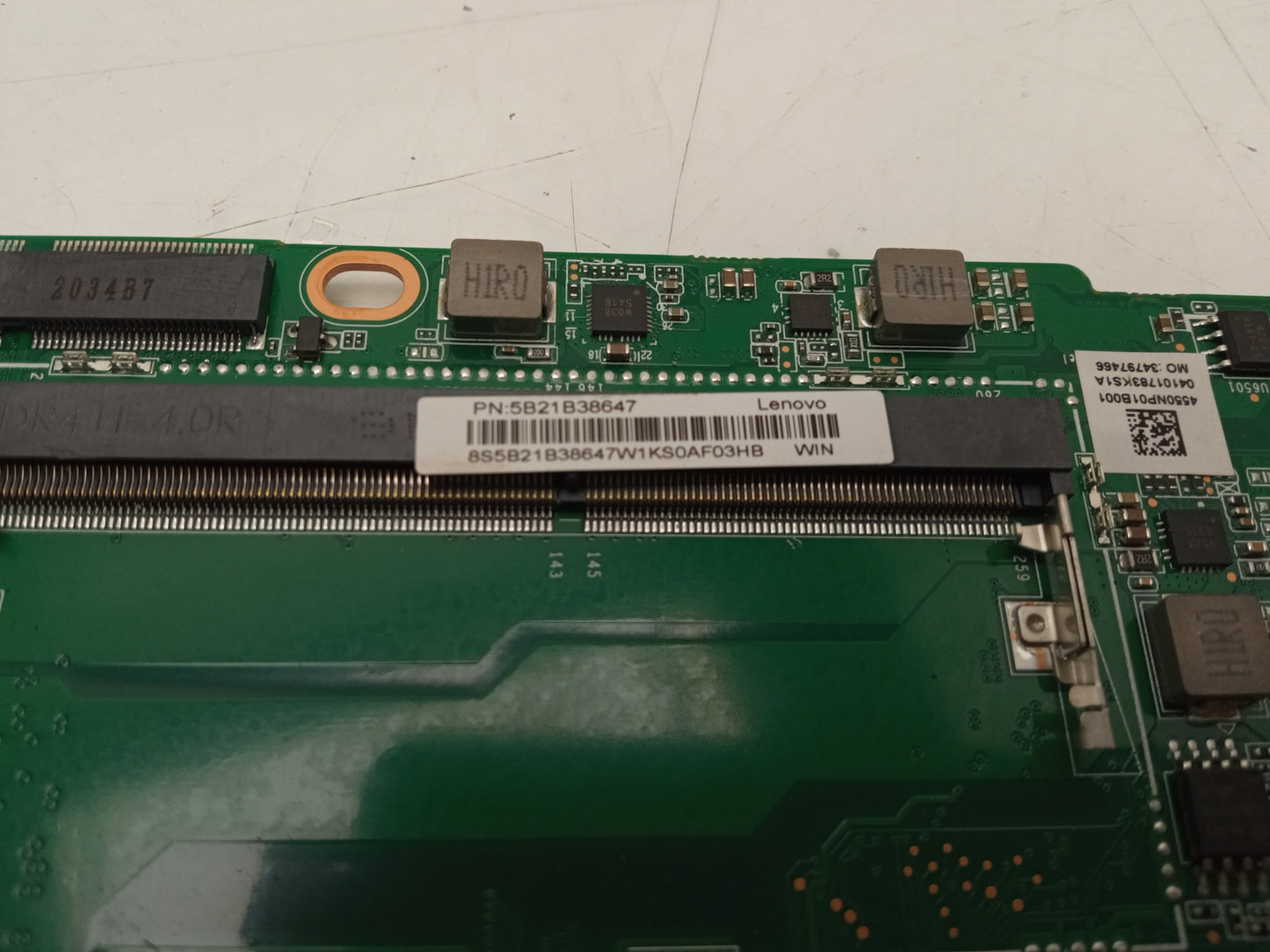 Lenovo ThinkBook 13S-IML Laptop Motherboard With i5-10210U 1.60 GHz 5B21B38647