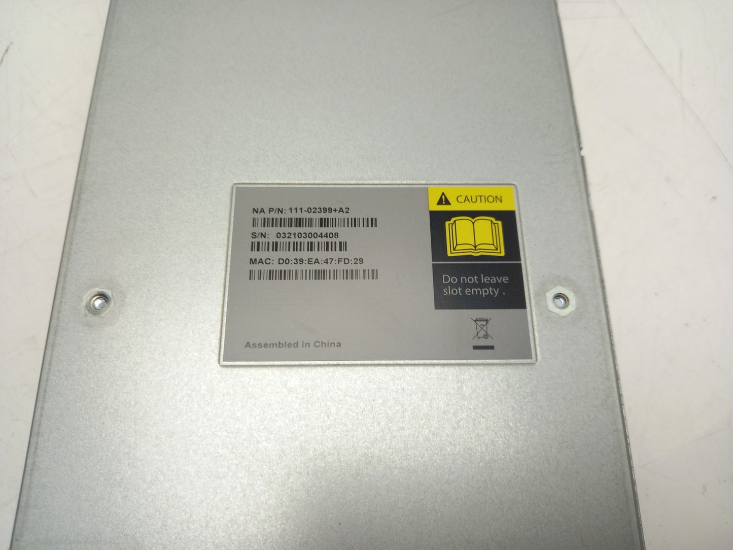 NetApp FAS9000 4-Port 10Gb I/O Expansion Module 111-02399+A2