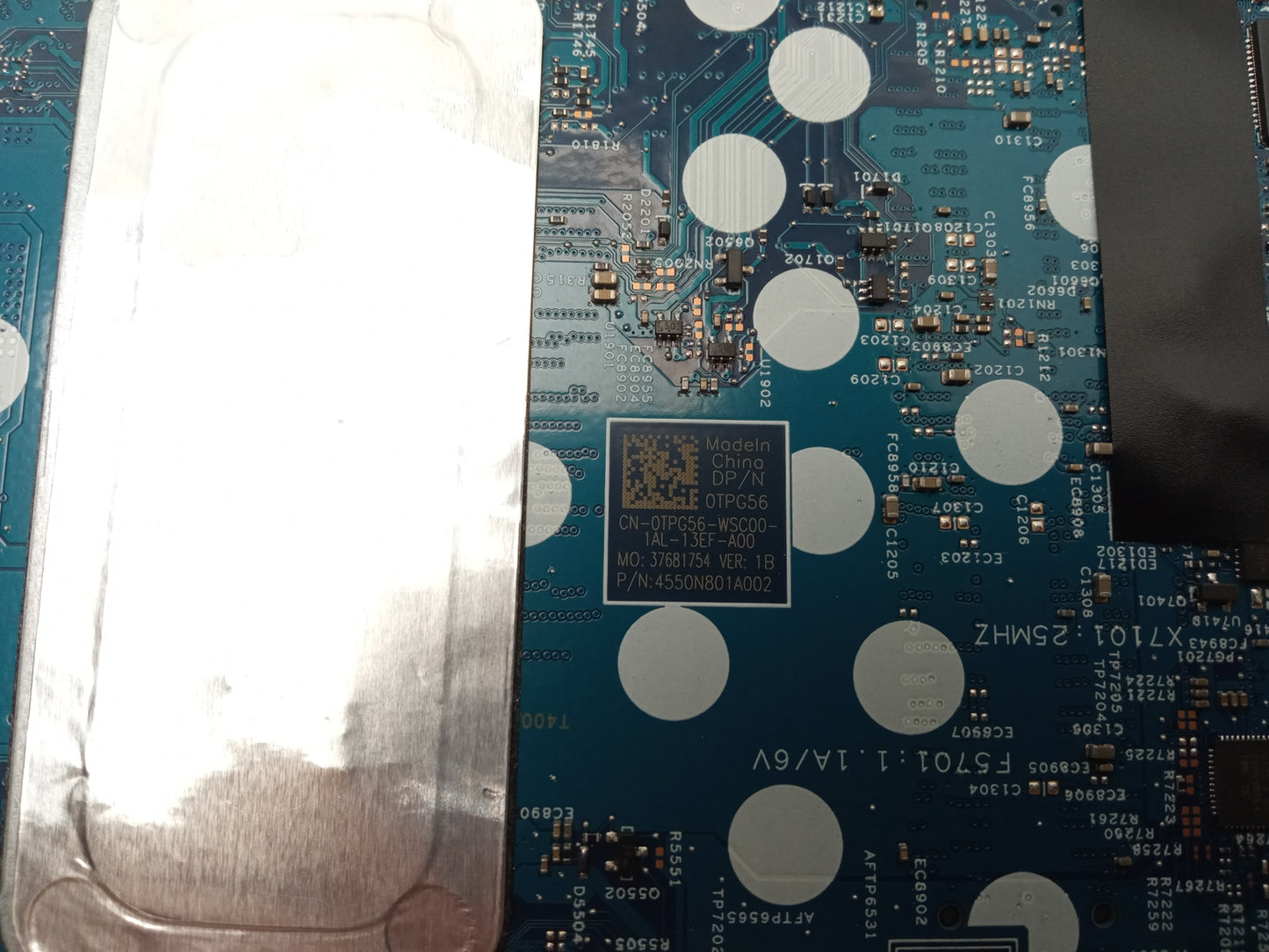 Dell Inspiron 15 5410 2 in 1 Laptop Motherboard i7-1195G7 2.60 GHz CPU 0TPG56