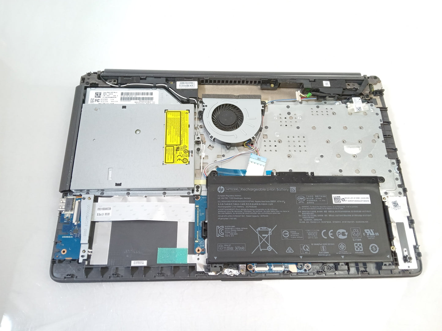 HP 250 G7 15.6" Complete Laptop Assembly - No Motherboard