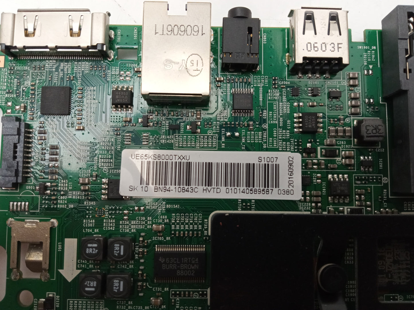 Samsung UE65KS8000TXXU TV Main Board PCB BN94-10843C