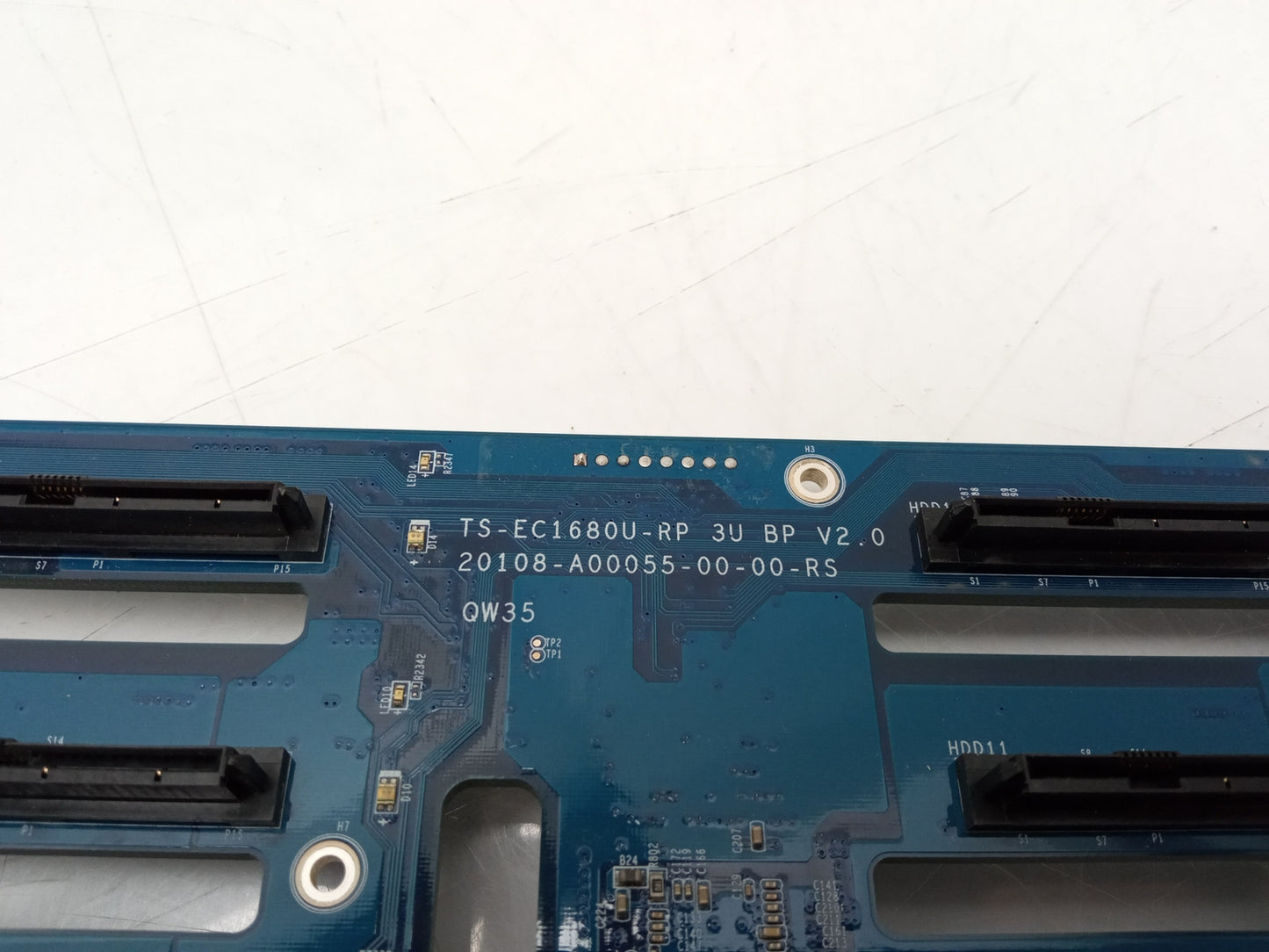 QNAP TS-E1680U-RP 3U BP V2.0 16 Bay HDD SAS SATA Backplane Assembly