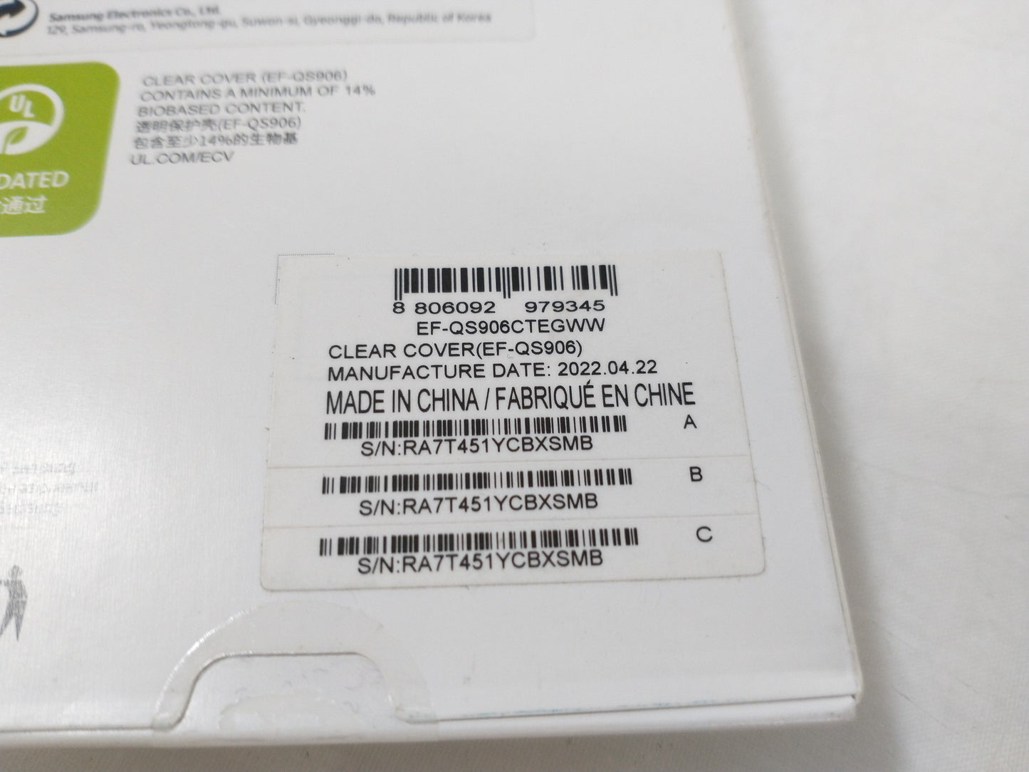 Samsung Galaxy S22+ Clear Cover Smart Phone Mobile Slim Case