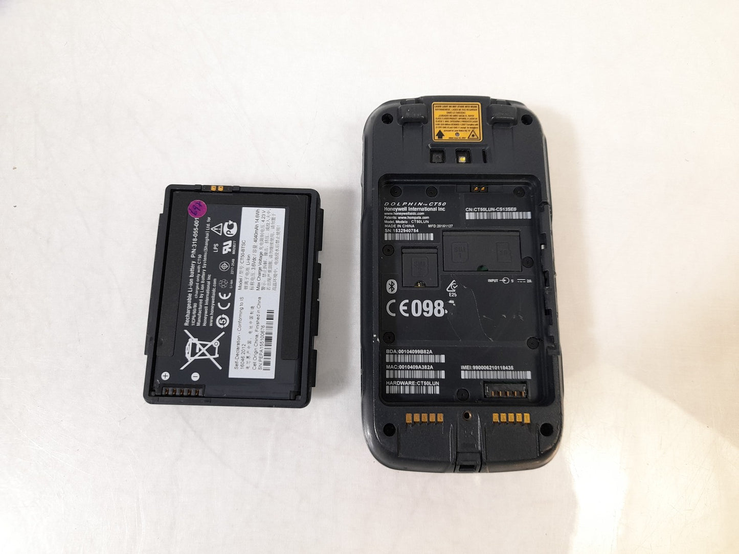 Honeywell Dolphin CT50LUN Barcode Scanner & Docking Station - Android OS