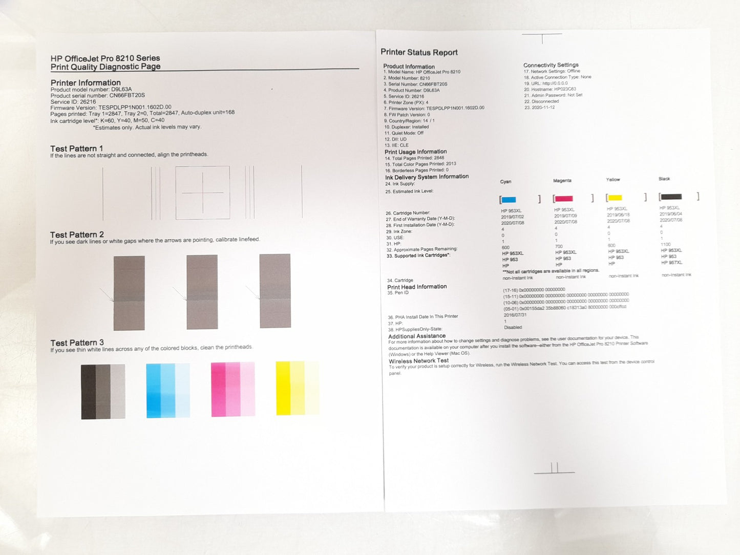 HP OfficeJet Pro 8210 A4 Inkjet Workgroup Colour Printer - D9L63A