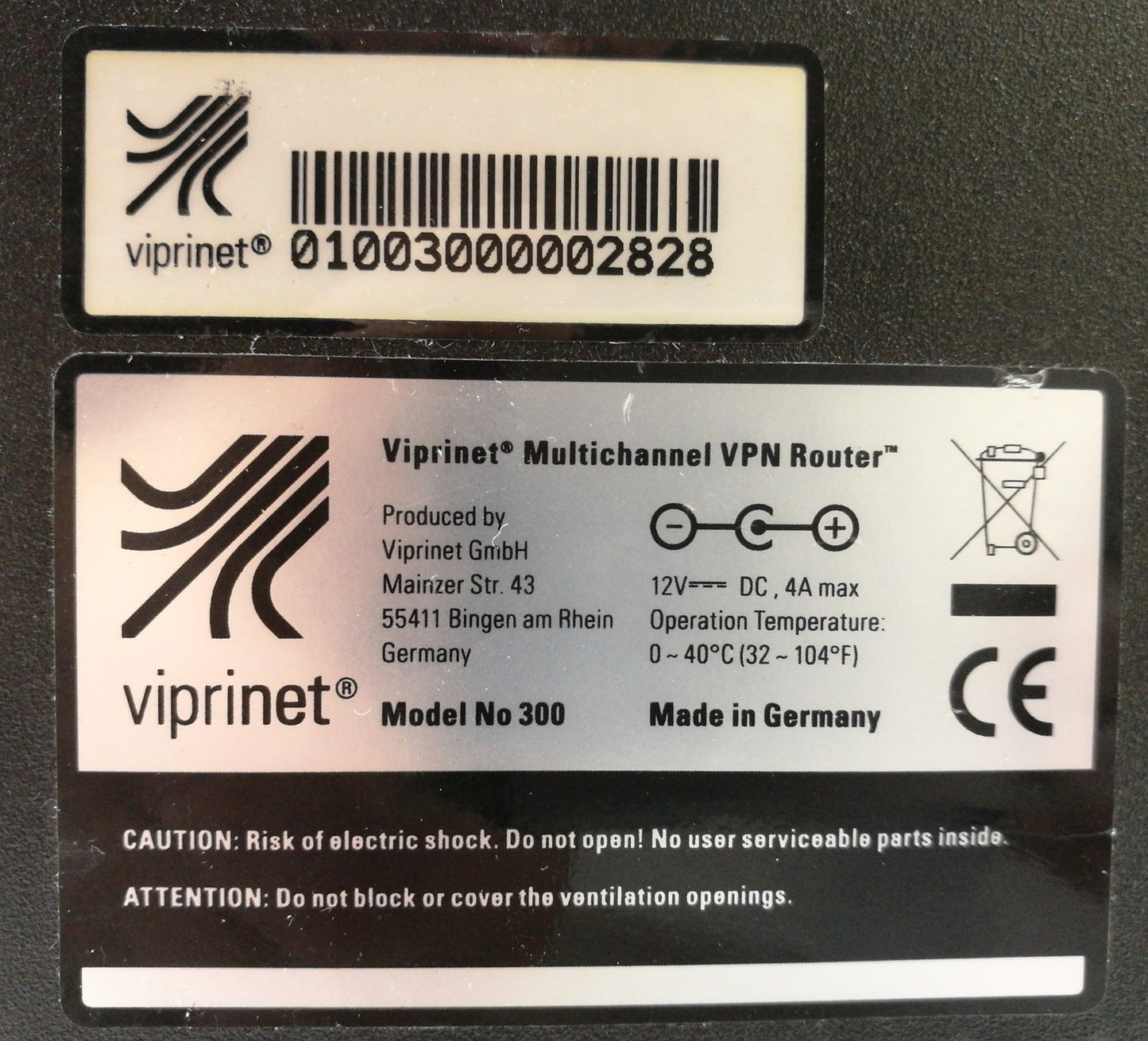 Viprinet 300 Multichannel VPN Router 3x Viprinet 4G Europe II Modules