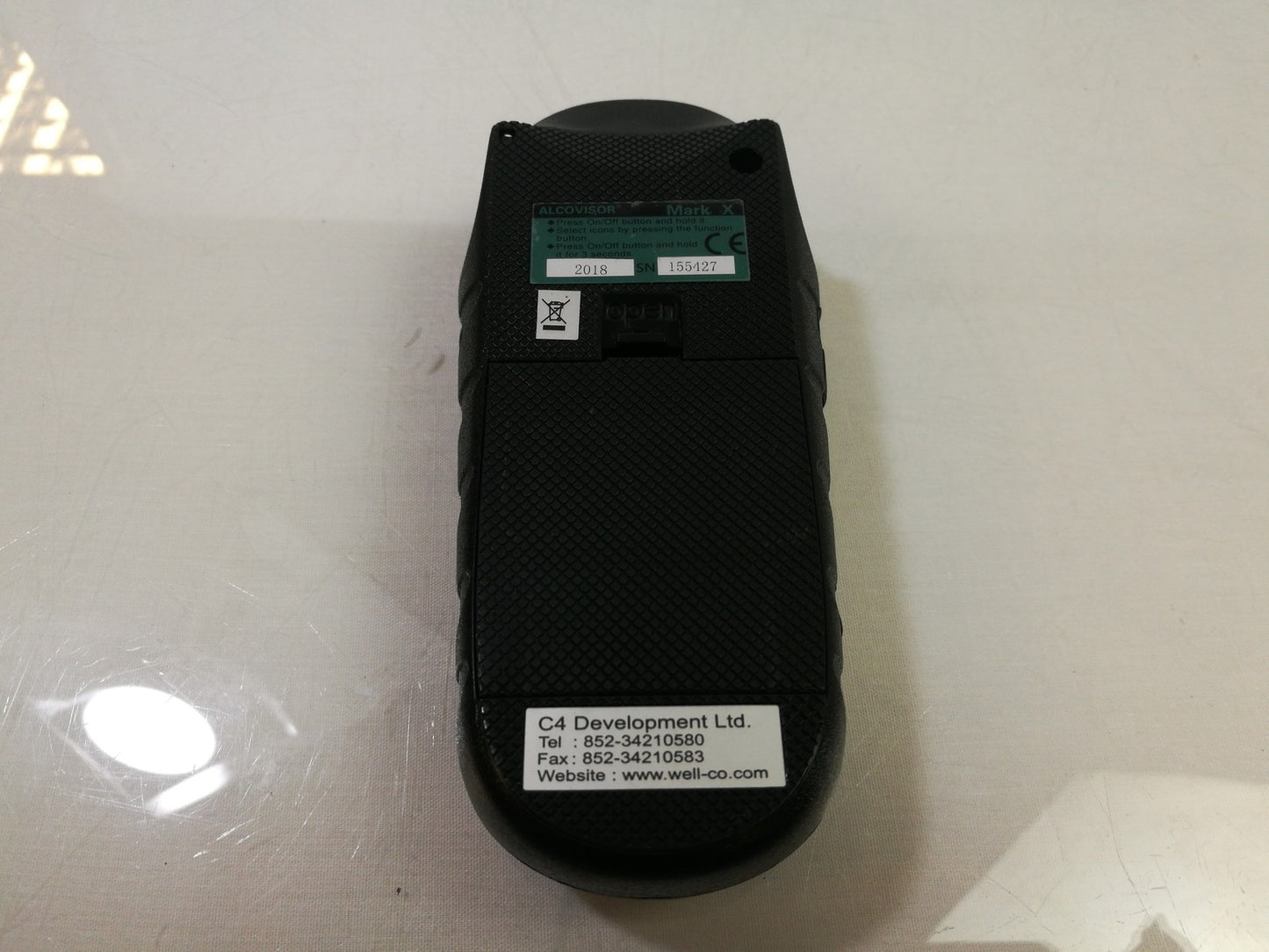 Alcovisor Mark X Breathalyser - With Blow Tube & Carry Case