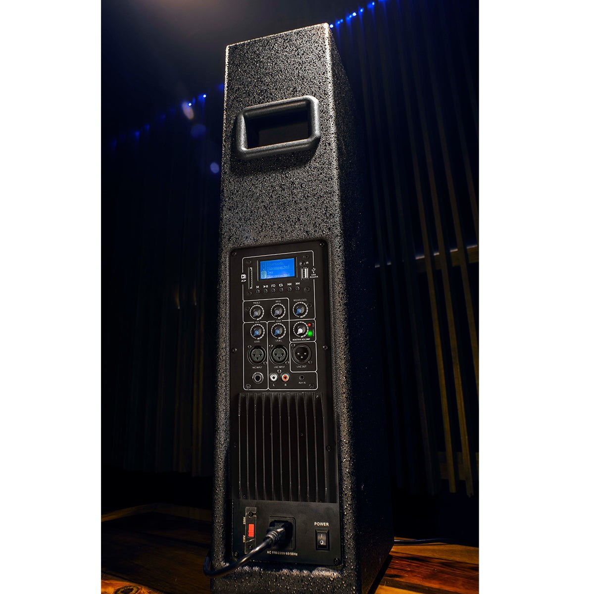 Powerwerks P3 PWRP3 Portable 120W Bluetooth Active PA Column Speaker w/ Stand