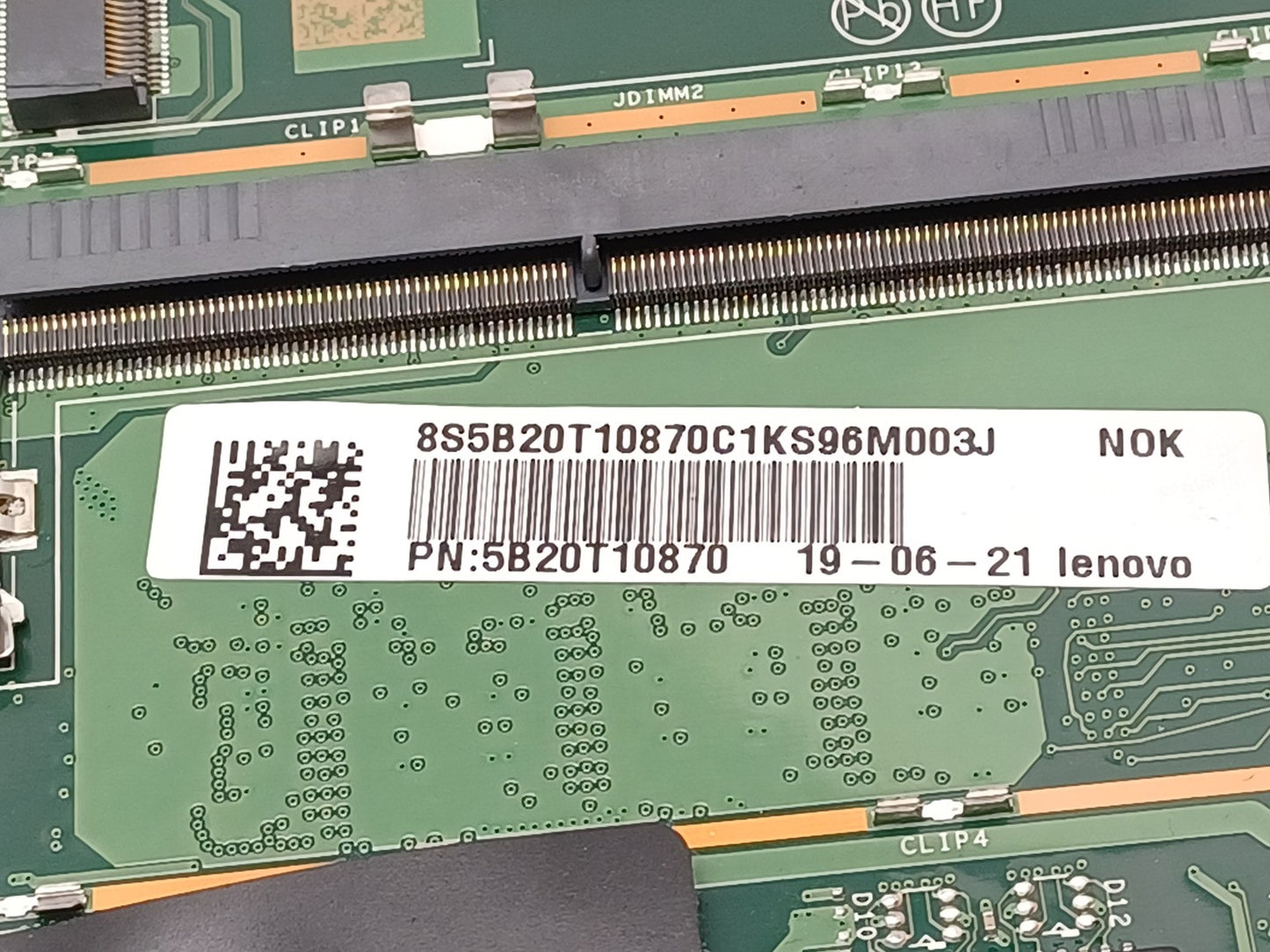 Lenovo V130-14IKB Laptop Motherboard with i5-8250U 1.60 GHz DDR4 5B20T10870