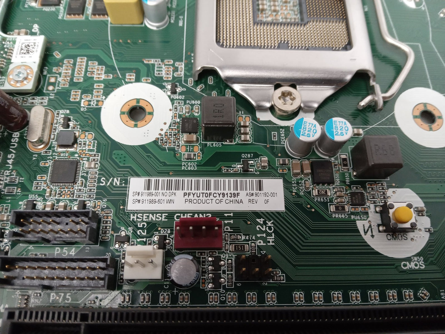 HP 600 G3 Socket LGA1151 DDR4 MicroATX Motherboard 901192-001 911989-001