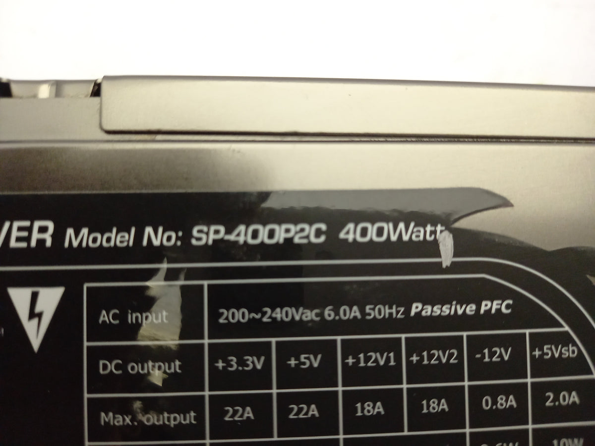 Silver Power SP-400P2C 400W PSU Desktop PC ATX Power Supply