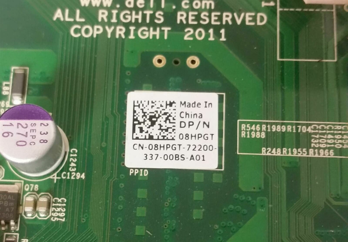 Dell T3600 Socket LGA 2011 DDR3 Motherboard 08HPGT 8HPGT
