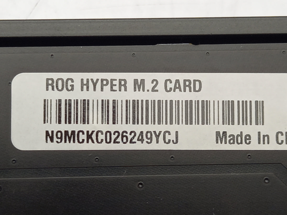ASUS ROG HYPER M.2 NVMe Card Expansion Card PCIe 5.0 with USB Installation