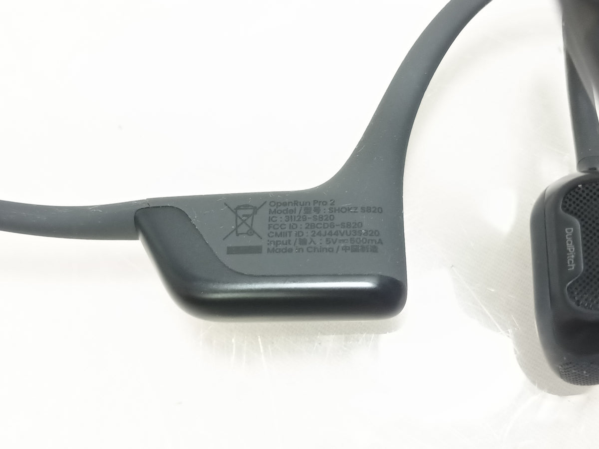 Shokz OpenRun Pro 2 Bone Conduction Headphones - Black