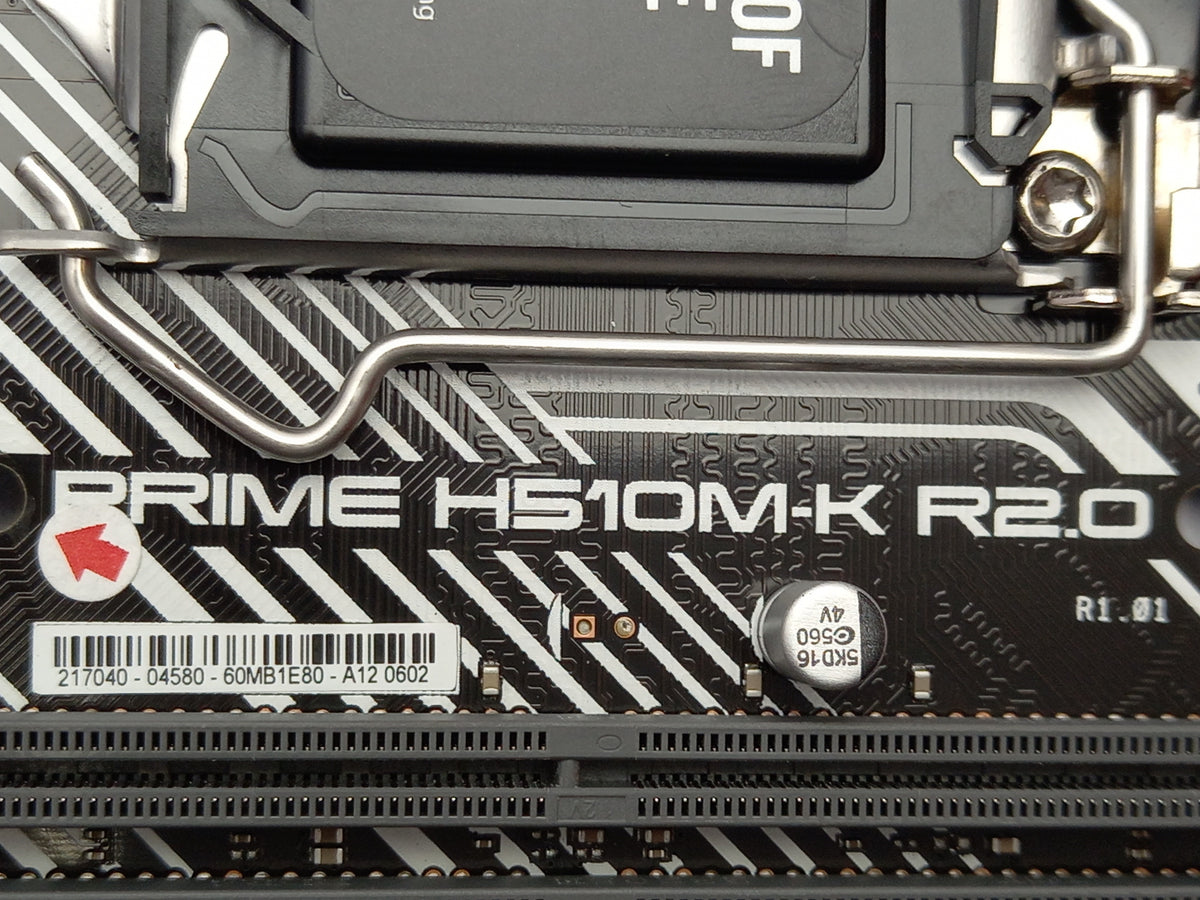 ASUS Prime H510M-K R2.0 Motherboard LGA1200 DDR4 & I/O Shield 90MB1E80 - Faulty
