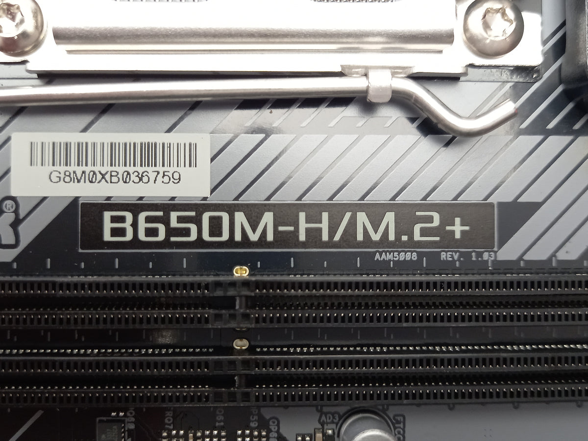 ASRock B650M-H/M.2+ AMD AM5 Micro-ATX Motherboard DDR5 With I/O Shield - Faulty