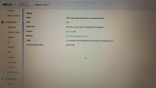 HPE Aruba IAP-315-RW JW811A APIN0315 Instant Wireless Access Point