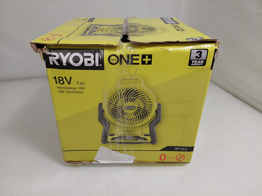 Ryobi RF18-0 ONE+ 18V Cordless Whisper Fan 3-Speed Bare Tool Tested