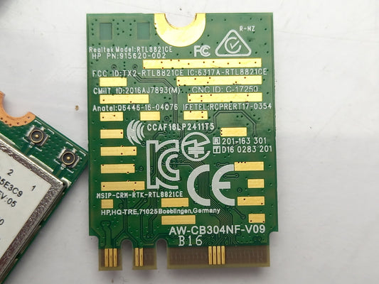 HP Wifi/Blutooth Cards Batch of 14 various P/N's units L44431-001 915620-001