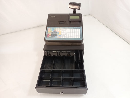 Sharp XE-A217B Electronic Cash Register Till Thermal Printer No Key/SD Card