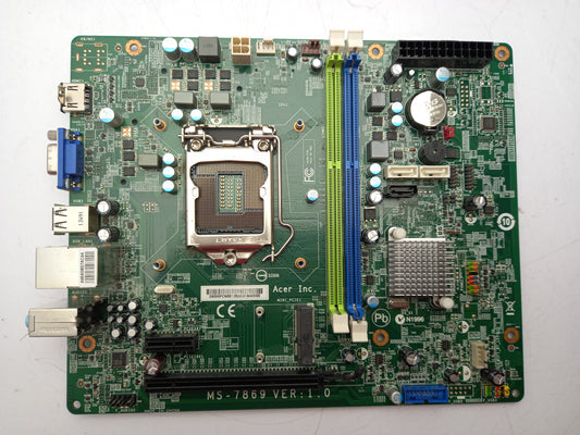 Acer TC-605 Socket LGA 1150 DDR3 Motherboard Without I/O Shield MS-7869