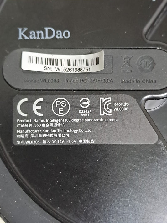 Kandao Meeting WL0308 8K 360 Conference Camera 1080p USB No PSU Tested