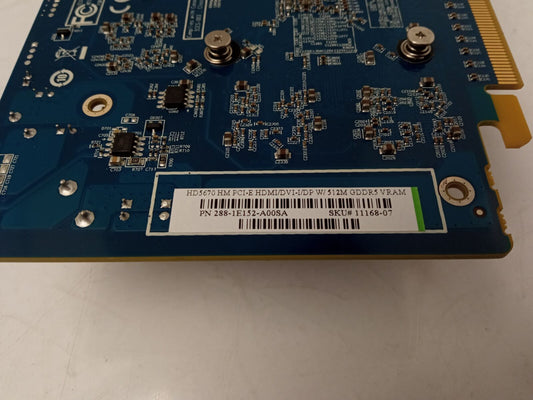 Sapphire Radeon HD5670 512MB DDR5 PCIe Video Graphics Card 288-1E152-A00SA
