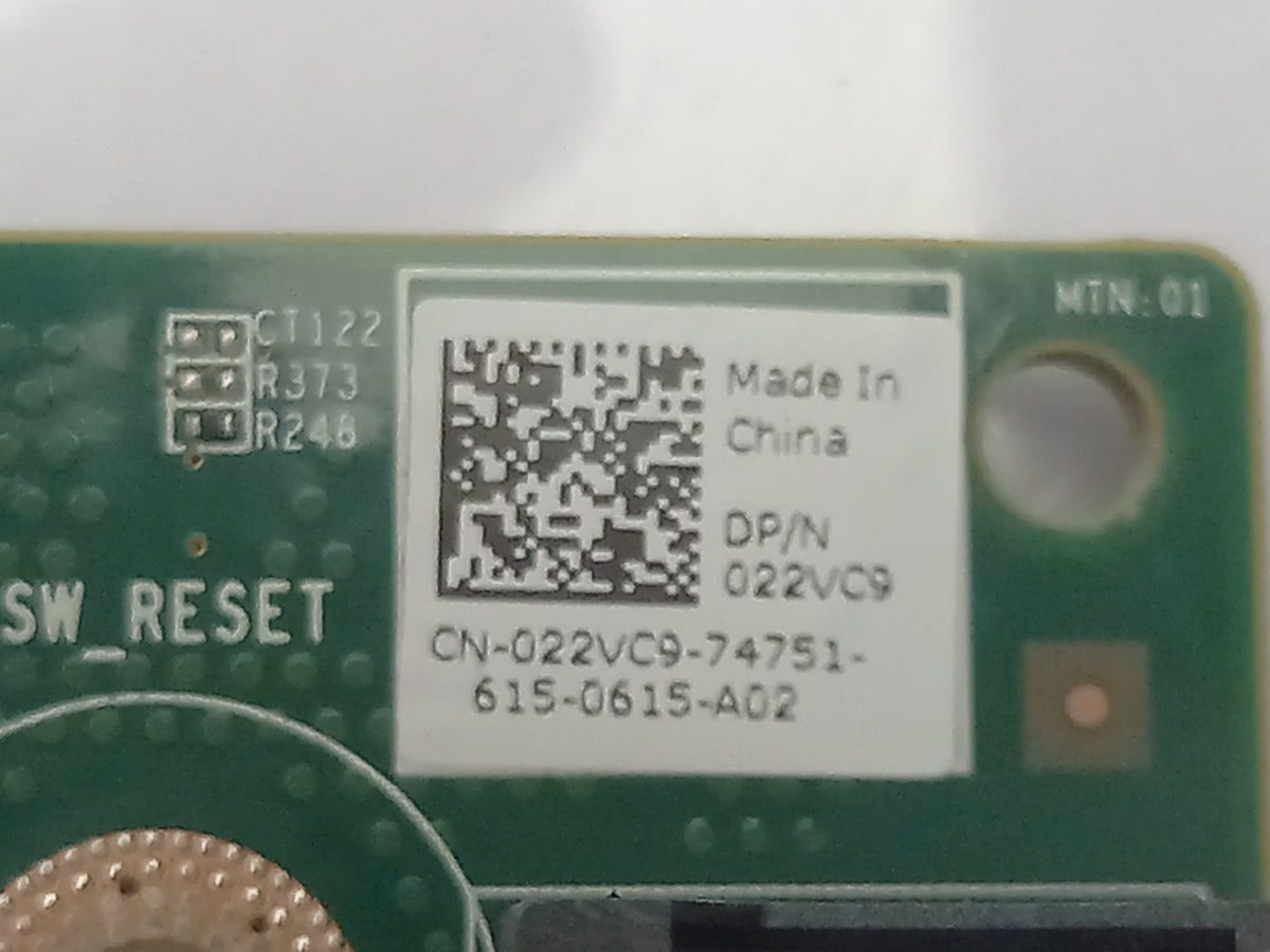 Dell PowerEdge R630 Backplane Expansion Board 022VC9 22VC9