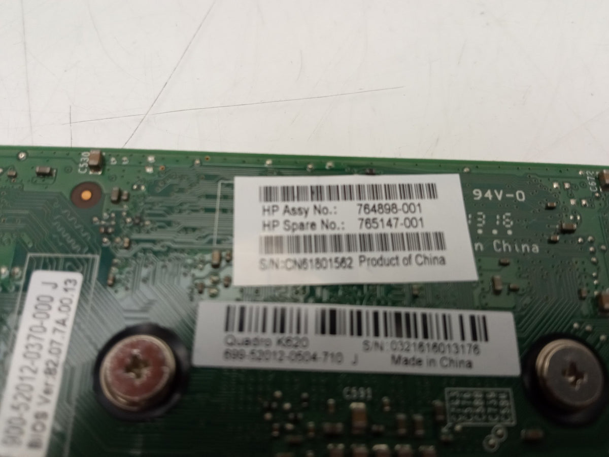 HP Nvidia Quadro K620 2GB DDR3 PCIe x16 Video Graphics Card 764898-001