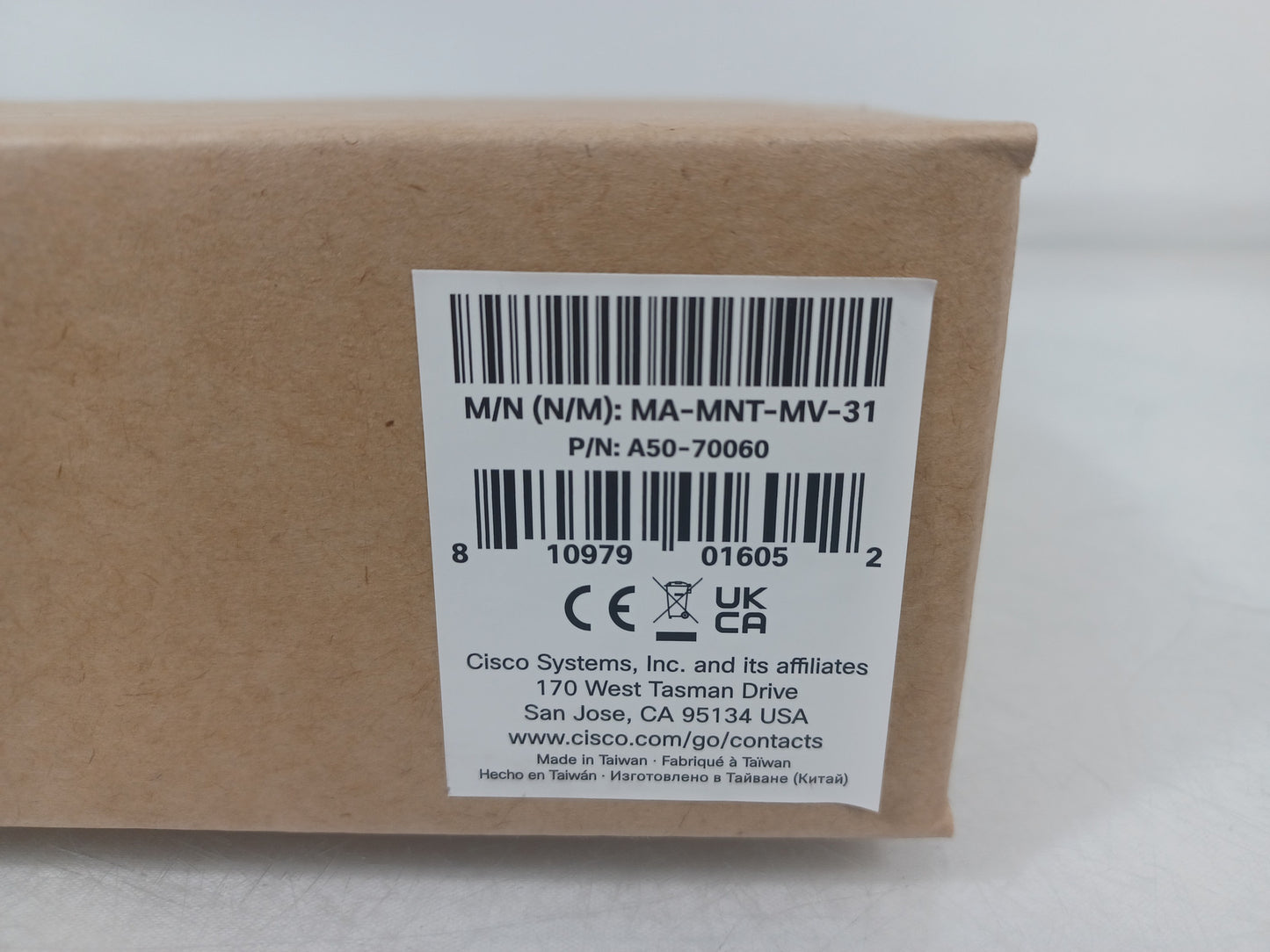 Cisco Meraki Mounting Bracket for Surveillance Camera MA-MNT-MV-31