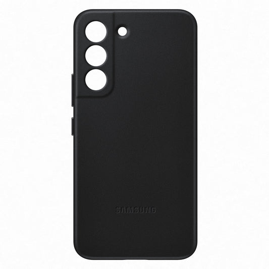 Samsung Genuine Leather Case EF-VS901 for Galaxy S22 Black