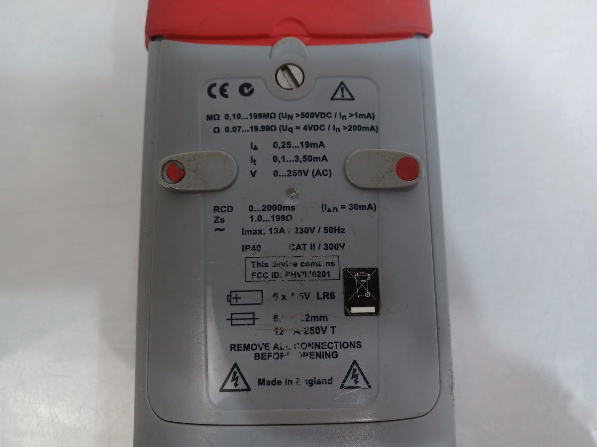 Seaward Primetest 300 PAT tester - Incoming Mains Fault