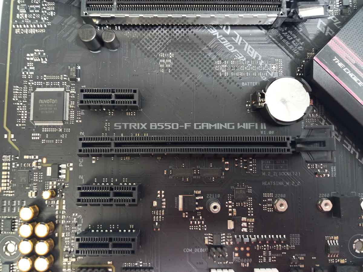 ASUS ROG STRIX B550-F GAMING WIFI AM4 DDR4 Gaming Motherboard 90MB19V0- Faulty