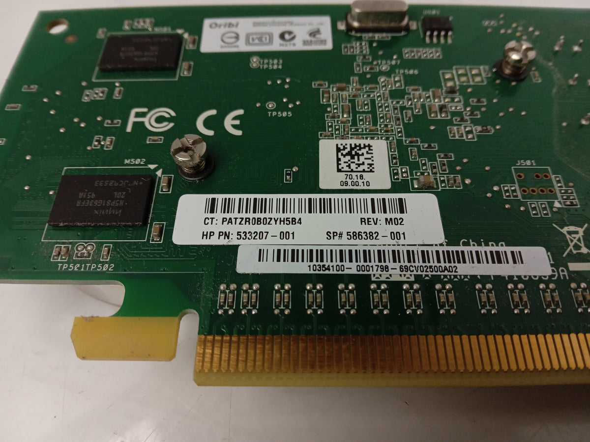 HP Nvidia GeForce G210 512MB DDR2 PCIe Video Graphics Card 586382-001 533207-001