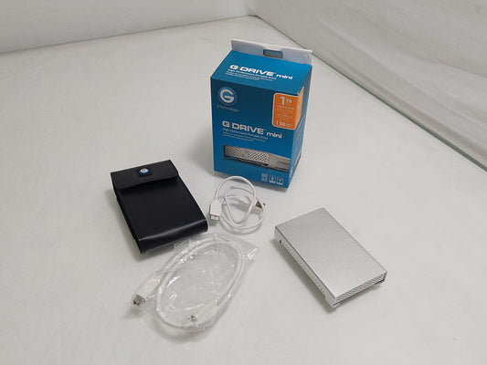 G-Technology G-DRIVE mini USB 3.0 1TB Silver External Hard Drive 0G02577