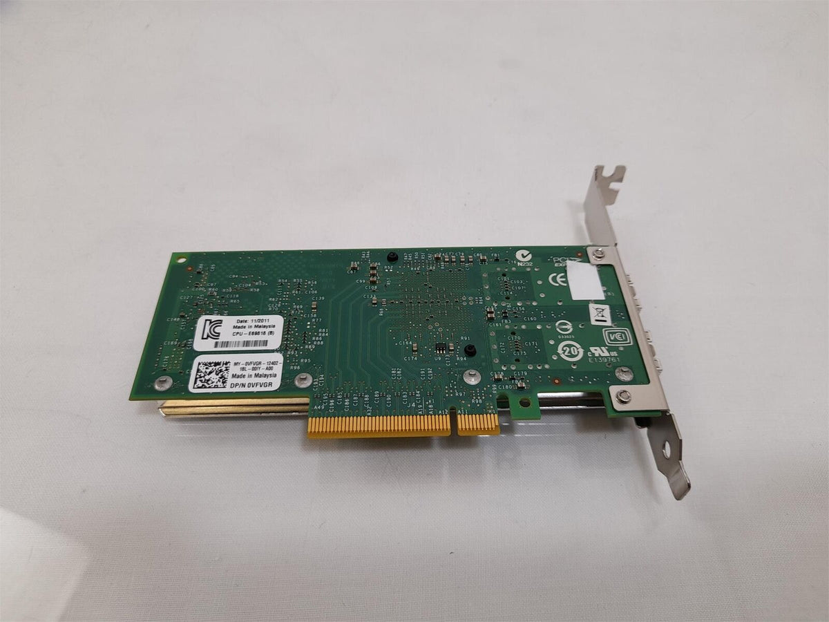 Dell 10GB Dual Port Host Bus Adapter X520-DA2 Network Card 0VFVGR VFVGR