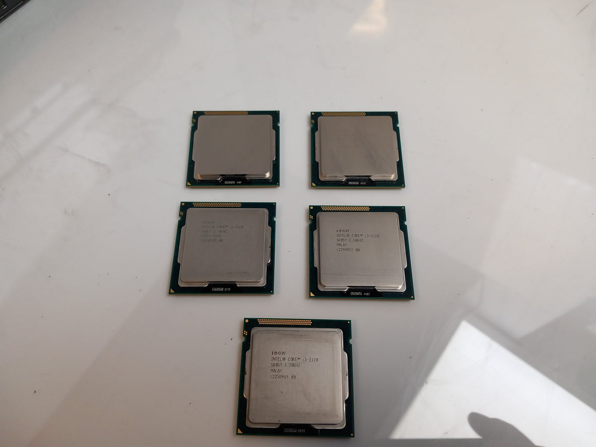 5x Intel Core i3-2120 3.30GHz Socket LGA1155 Processor CPU (SR05Y)