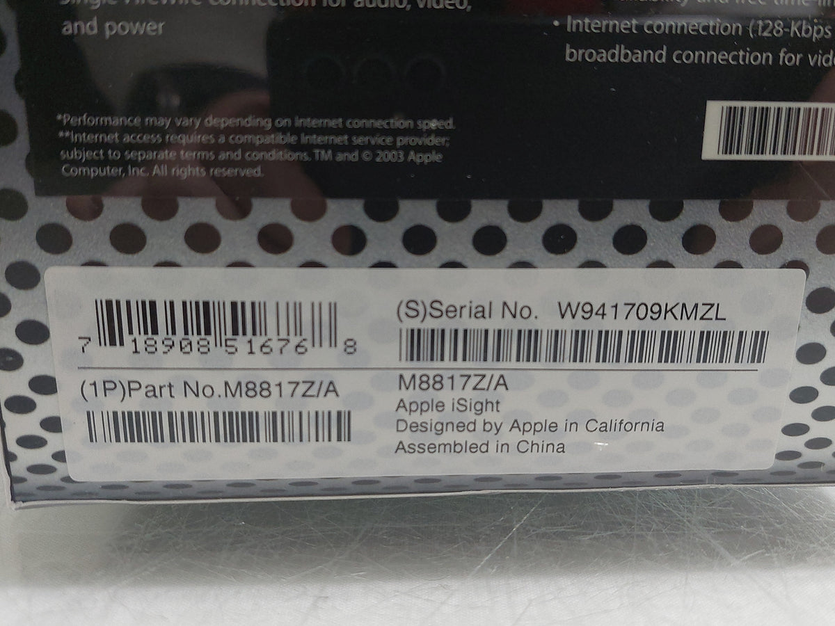 Apple iSight Video Camera