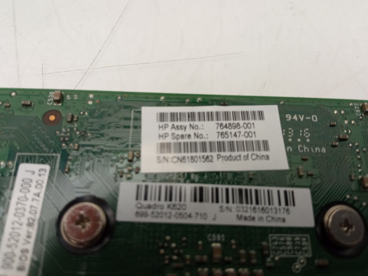 HP Nvidia Quadro K620 2GB DDR3 PCIe x16 Video Graphics Card 764898-001